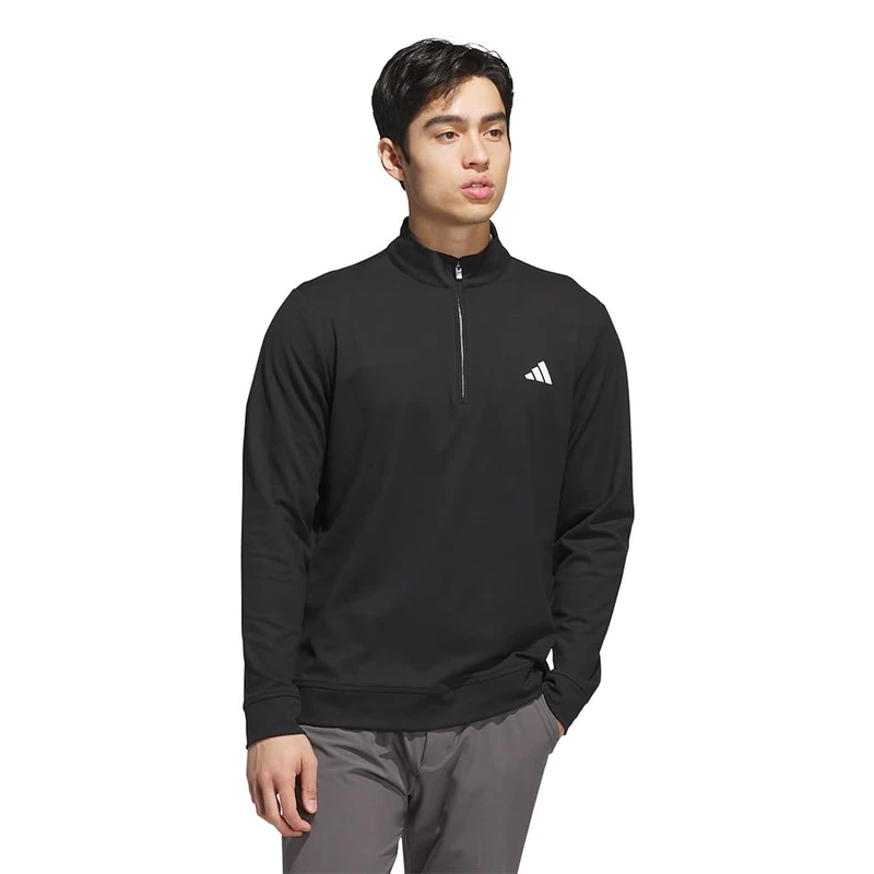 adidas Men's Ultimate365 Classic Quarter-Zip Sweatshirt, black, M