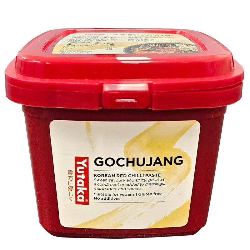 Yutaka Gochujang 500g | Authentic Korean Fermented Red Chili Paste | Bold Umami Heat for Bibimbap, Stir-Fries, Marinades & Sauces | Vegan-Friendly & Gluten-Free
