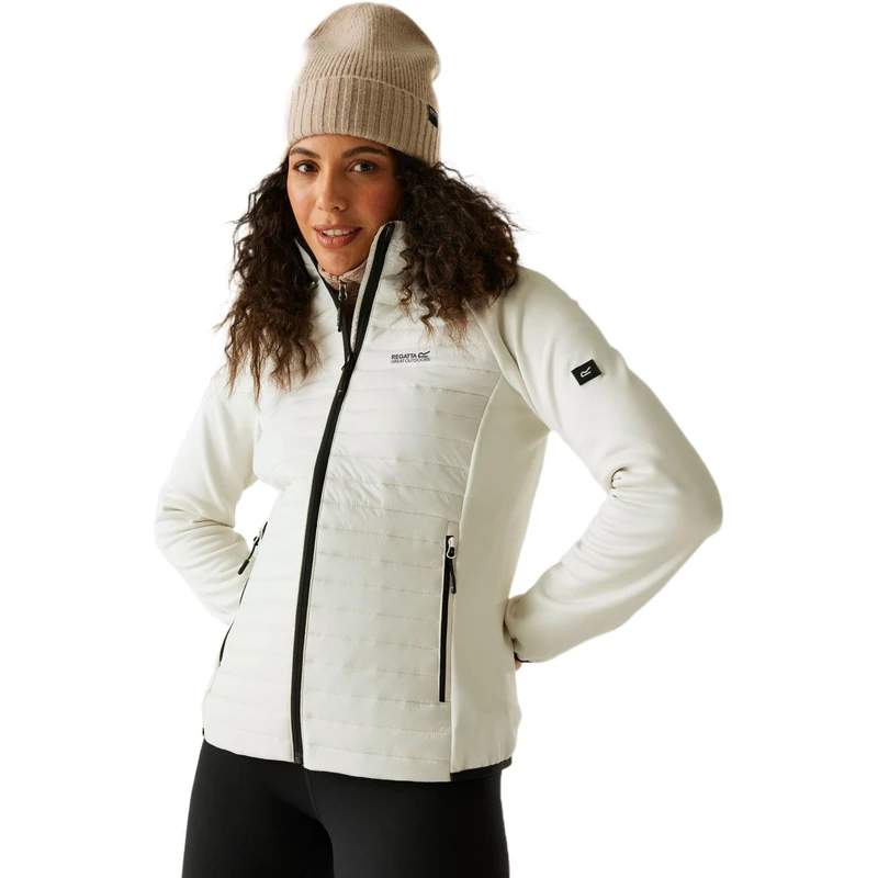 Regatta Womens Clumber Hybrid Jacket Water Repellent Insulated Stretch Winter Layer