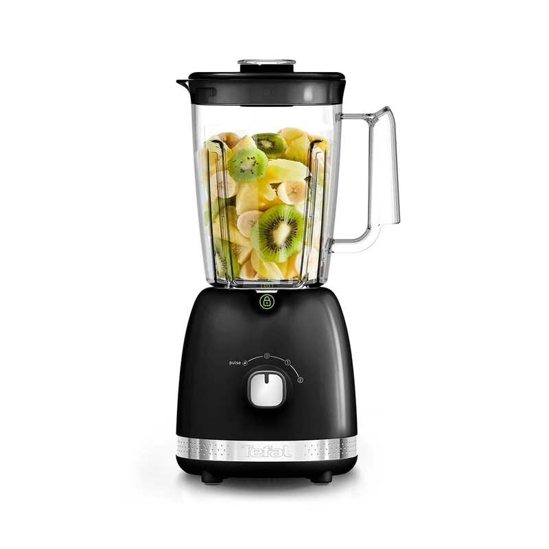 Tefal Black Collection Blender, 2L Jug, 500W, Smoothies and Ice Crush