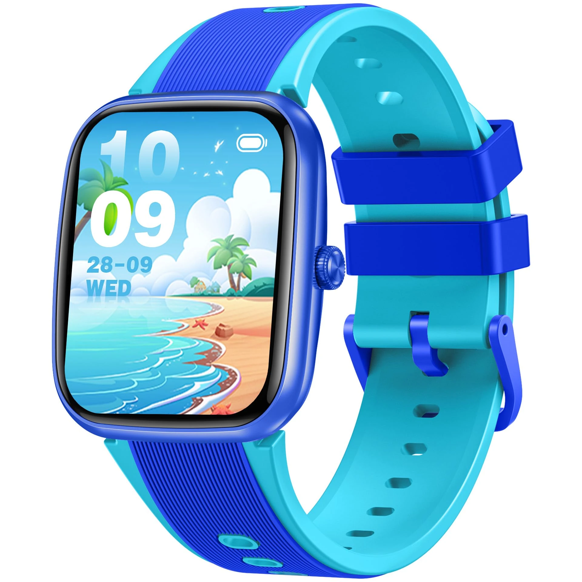 Kids Smartwatch for Boys Girls Teens:1.75'' Digital Smart Watch for Children Fitness Tracker with Make/Answer Call Heart Rate/Sleep Monitor IP67 Waterproof Games Podemeters Kids Watch with Android iOS