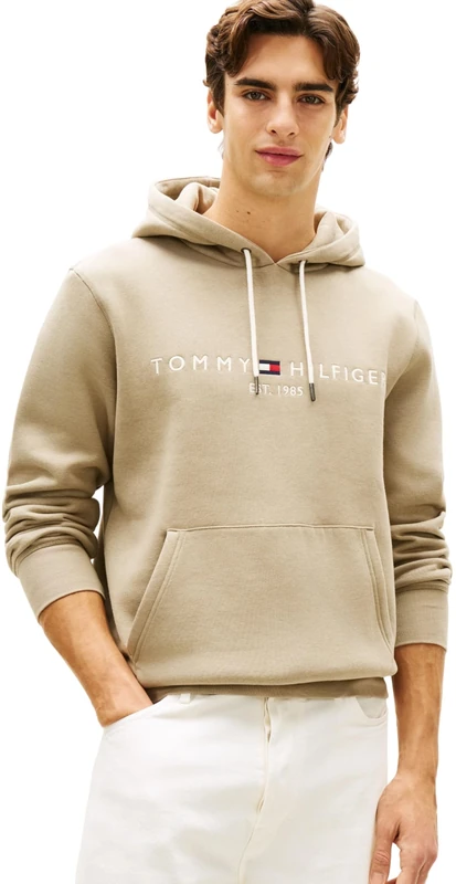 Tommy Hilfiger Men's Tommy Logo Hoody Mw0Mw11599, GREEN, XXL