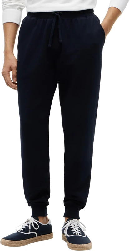 Tommy Hilfiger Men's Essential Terry Sweatpants MW0MW37236, Blue, M