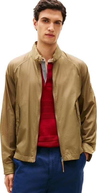 Tommy Hilfiger Men’s Transitional Jacket Extra Harrington with Zip, Green (Woodridge), L