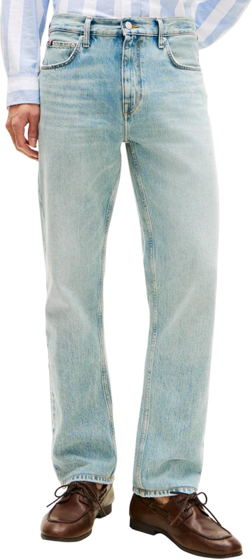 Tommy Hilfiger Men’s Jeans Regular Straight Dover in Cotton, Blue (Maxwell Blue), 35W/32L