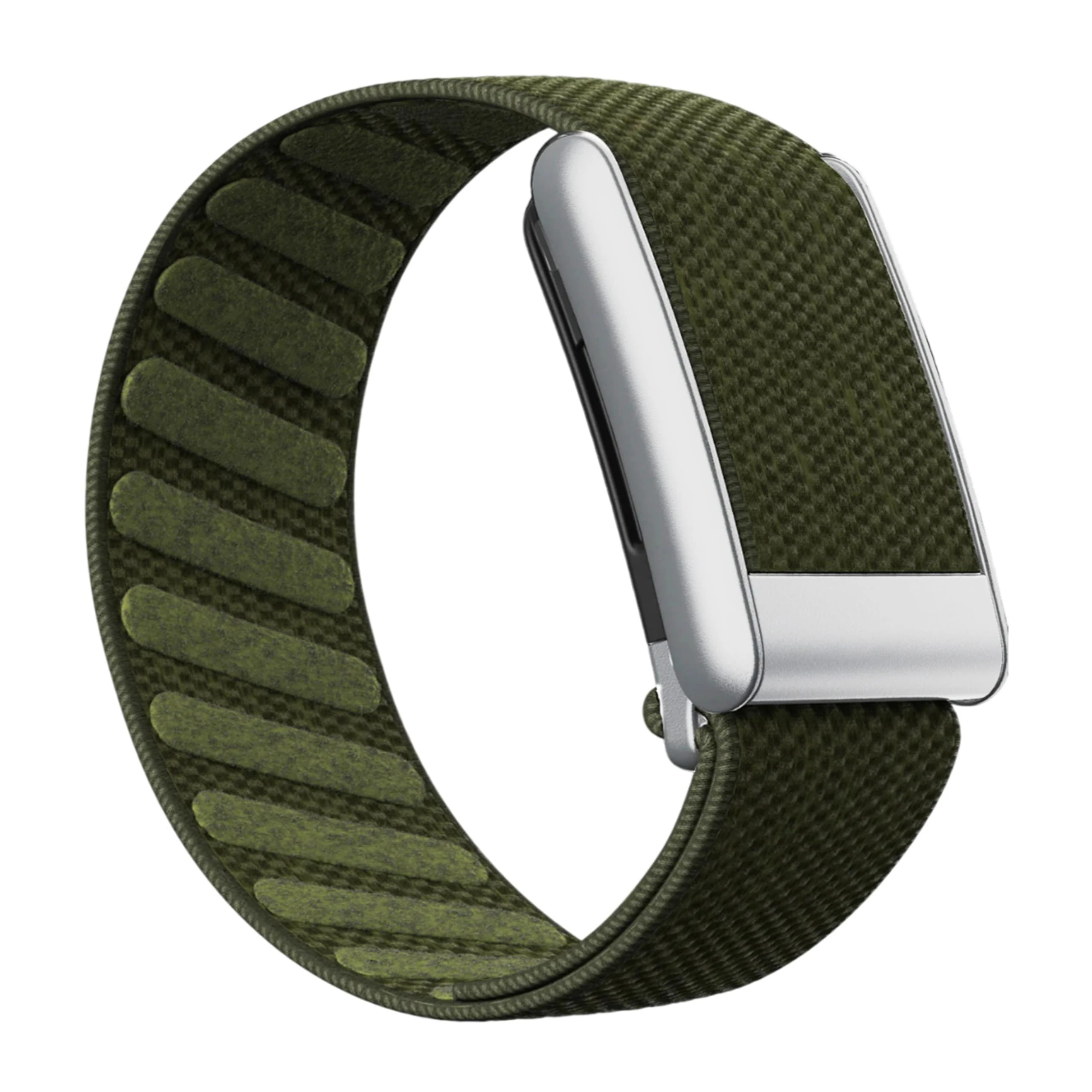 AR LABS Whoop 5.0 Compatible ONE & PEAK SuperKnit Band | Ultra-Soft Microfilament Weave | Stainless-Steel Hardware (Evergreen)