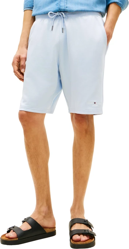 Tommy Hilfiger Men's Tommy Logo Sweatshort MW0MW43068, Blue, M