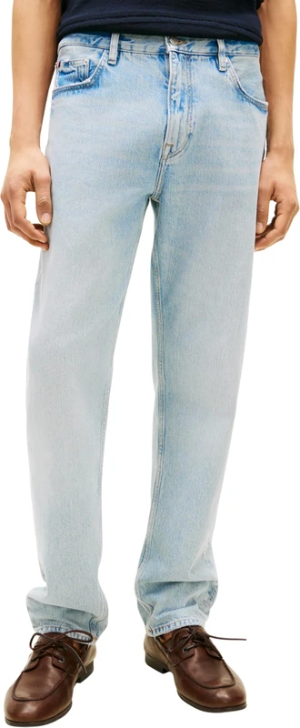 Tommy Hilfiger Men's Regular Tapered Harlem Ted Blue MW0MW42324, Denim, 38W / 36L