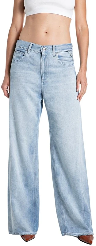 Replay Women's Wb520 Jeans, 011 Super Light Blue, 29W x 32L