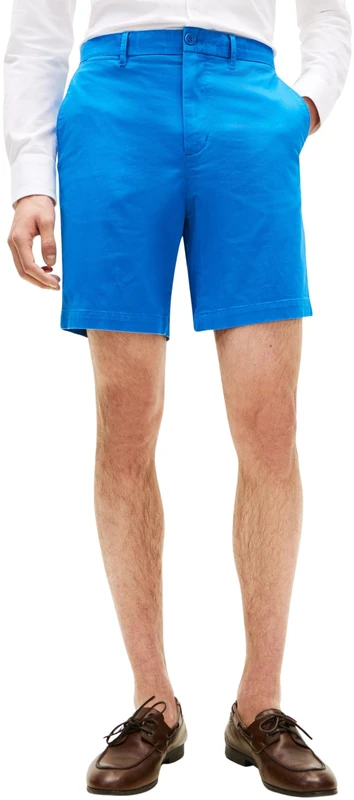 Tommy Hilfiger Men's Dover 8" Ess Twill Short MW0MW42352, Blue, 40W / Nil