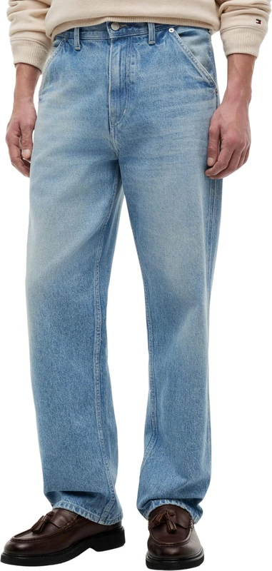 Tommy Hilfiger Men’s Jeans Relaxed River in Cotton, Blue (Vic Blue), 34W/34L