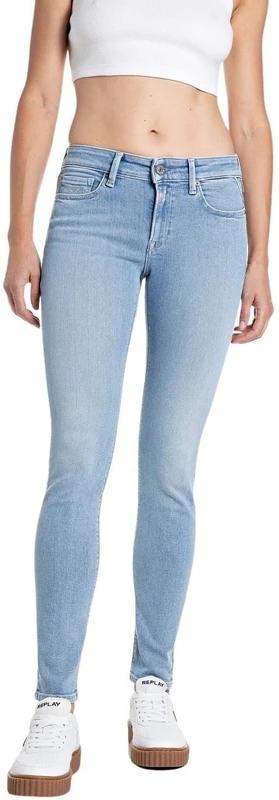 Replay Women's Wh689 Jeans, 010 Light Blue, 29W x 32L