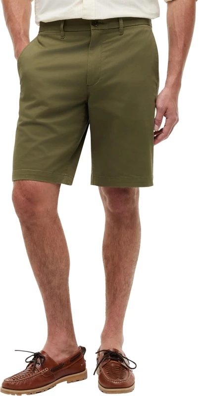 Tommy Hilfiger Men's Denton 9.5" Ess Twill MW0MW42351, Green, 38W / Nil