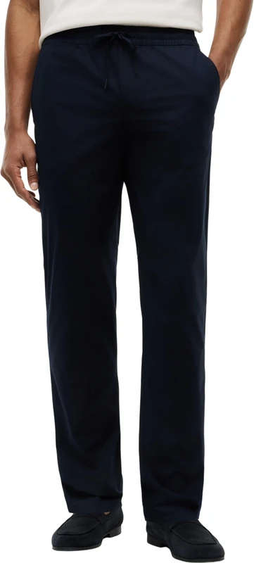 Tommy Hilfiger Men's Denton Po Poplin MW0MW42340, Blue, 28W / 32L