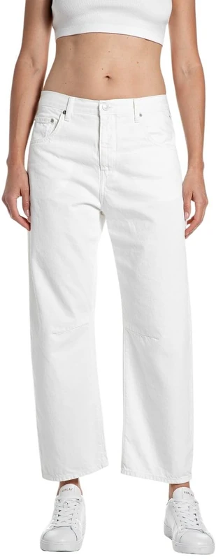 Replay Women's Wb550 Jeans, 011 Natural White, 29W x 28L