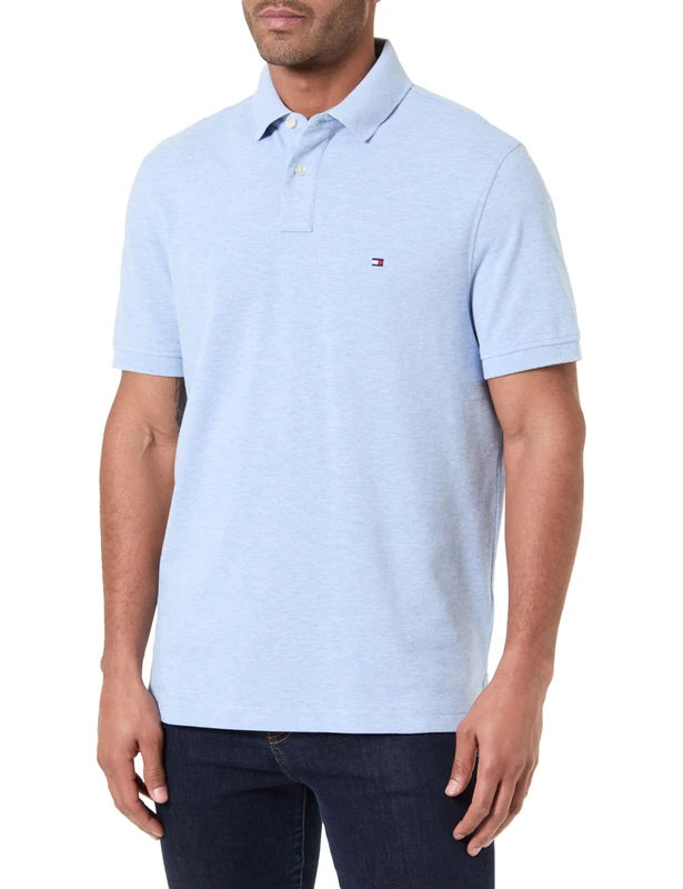 Tommy Hilfiger Men's 1985 Regular Polo Mw0Mw17770, Blue, XS
