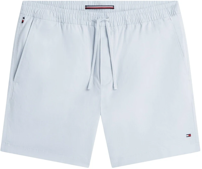 Tommy Hilfiger Men’s Chino Shorts Dover Poplin in Stretch Cotton, Blue (Breezy Blue), 31W