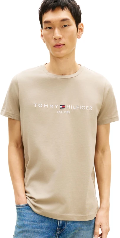 Tommy Hilfiger Men's Tommy Logo Tee Mw0Mw11797, Green, M