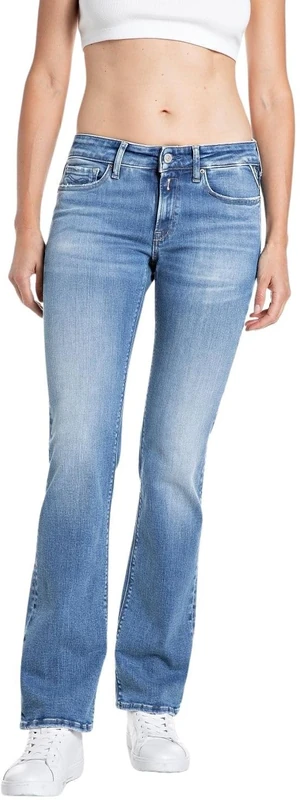 Replay Women's Jeans New Luz Bootcut, Dark Blue 007 (Blue), 33W/34L