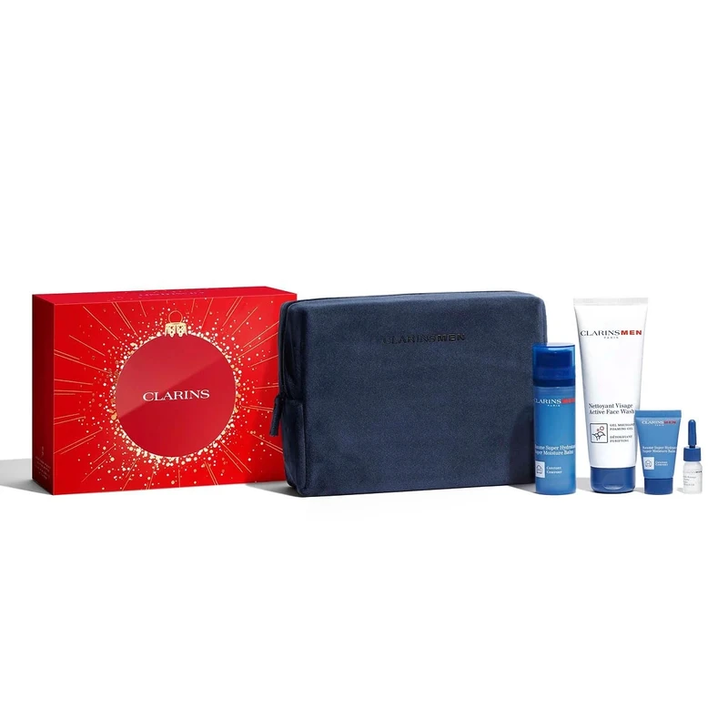 Clarins Men Hydration Christmas Set - Face Wash & Moisture Balm, GBP68