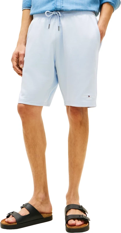 Tommy Hilfiger Men's Tommy Logo Sweatshort MW0MW43068, Blue, S