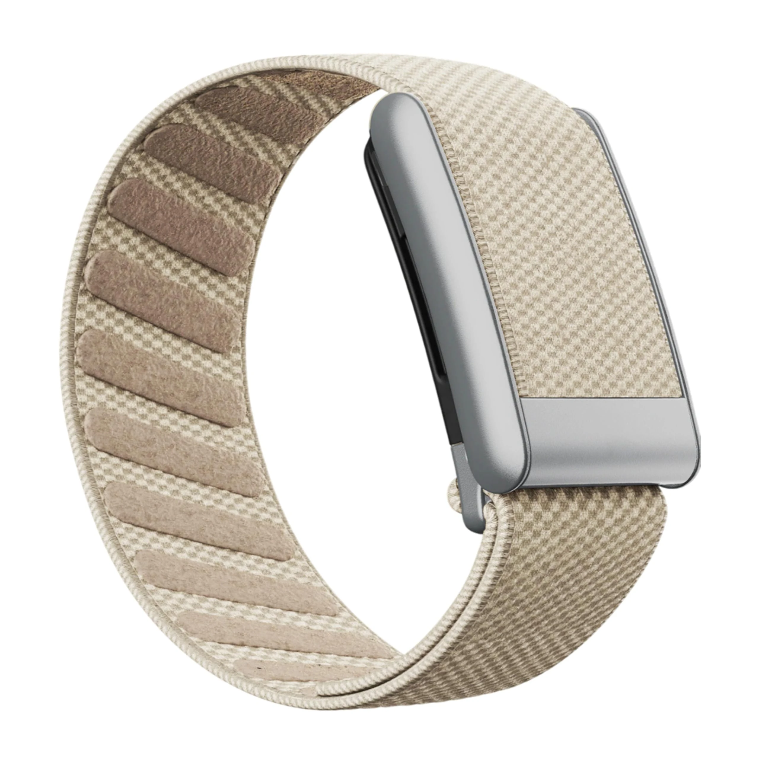 AR LABS Whoop 5.0 Compatible ONE & PEAK SuperKnit Band | Ultra-Soft Microfilament Weave | Stainless-Steel Hardware (Desert Sand)