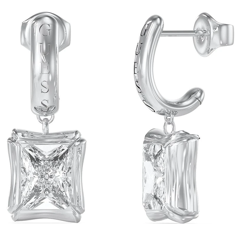 PENDIENTE GUESS - BAMBOO Color: Plata