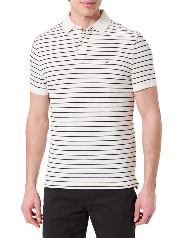 Tommy Hilfiger Men's 1985 Regular Polo Mw0Mw17770, White, XL