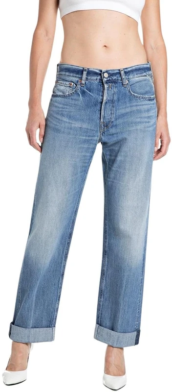 Replay Women's Wa532 Jeans, 009 Medium Blue, 31W x 30L