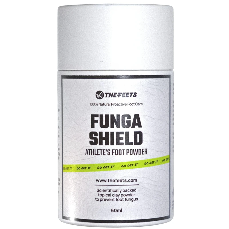 The Feets Athlete's Foot Powder - Natural Antifungal Powder for Fungus-Prone, Dry, Irritated Skin - Relieves Redness & Itching - Natural Formula for Healthy Feet - 60g