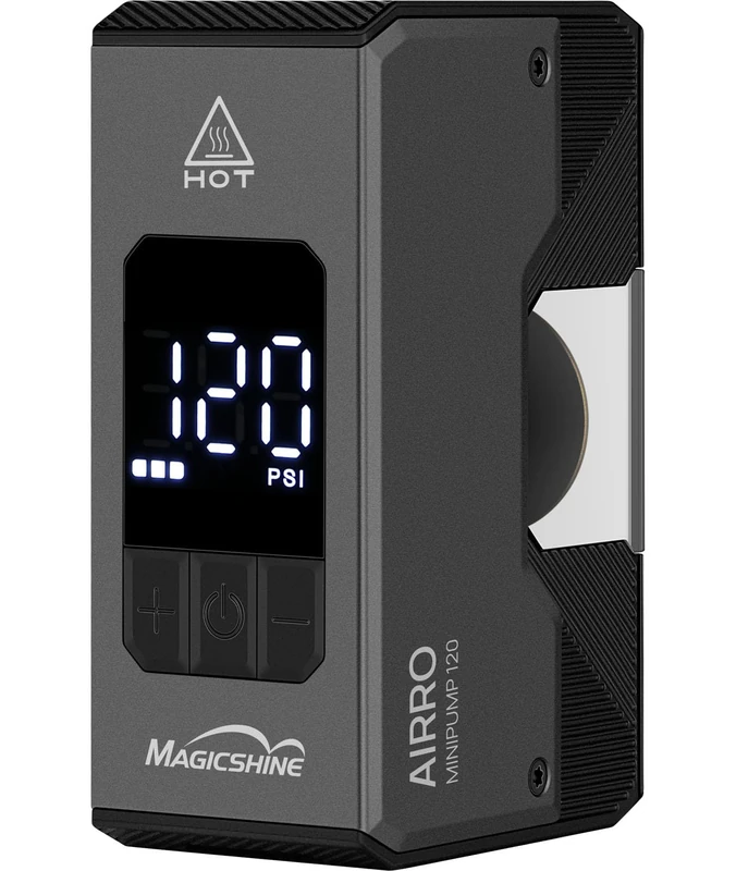 MagicShine Airro Electric Mini Pump with Integrated Digital Pressure Gauge 8 Bar/120 PSI