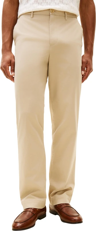 Tommy Hilfiger Men's Dover Essential Twill MW0MW42906, Khaki, 31W / 36L