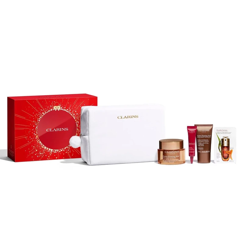 Clarins Christmas Gift Set | Extra-Firming Collection | Worth £133 | Includes Full Size Extra-Firming Day Cream