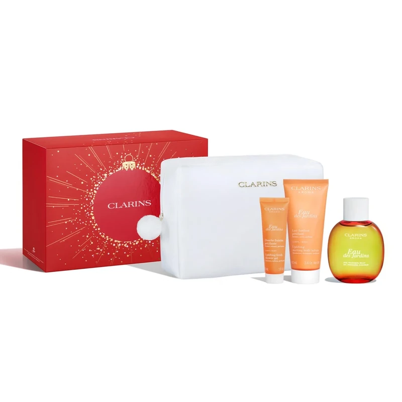 Clarins Gift Set | Eau des Jardins Essentials | Worth £66 | Includes Full Size Eau des Jardins Treatment Fragrance