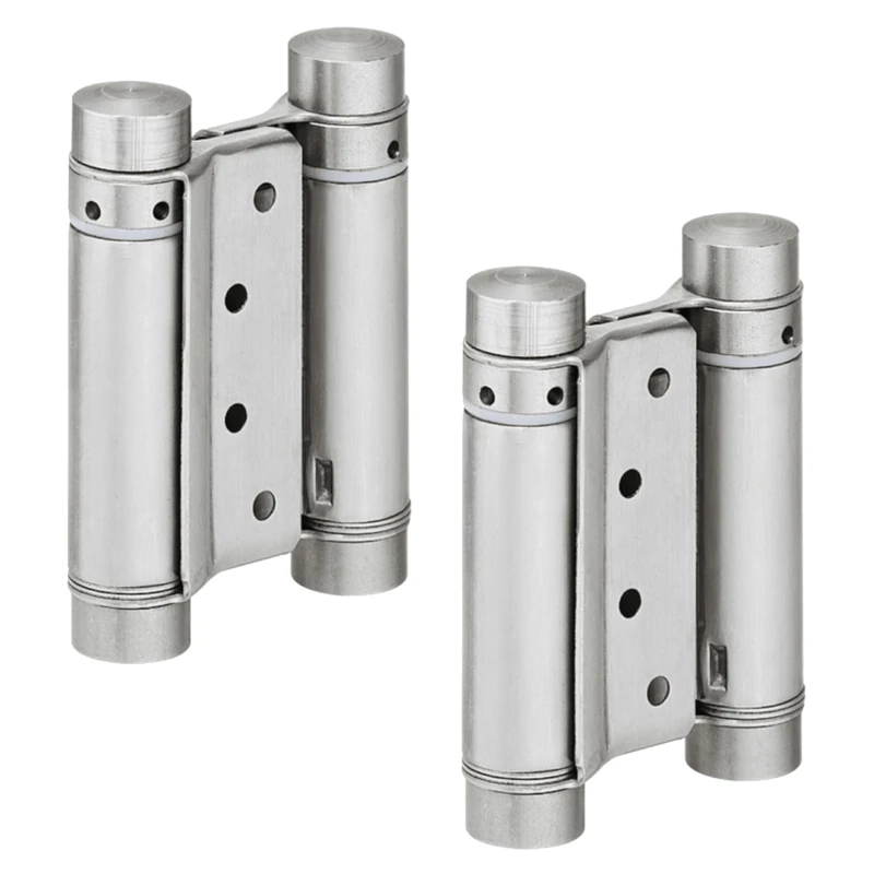 cyclingcolors 1 x Door Hinges Swing Door Hinge Double Action Spring Hinge Door Hinge Café Saloon for Unfolded Doors Frames up to 15 kg, Steel - Image 1