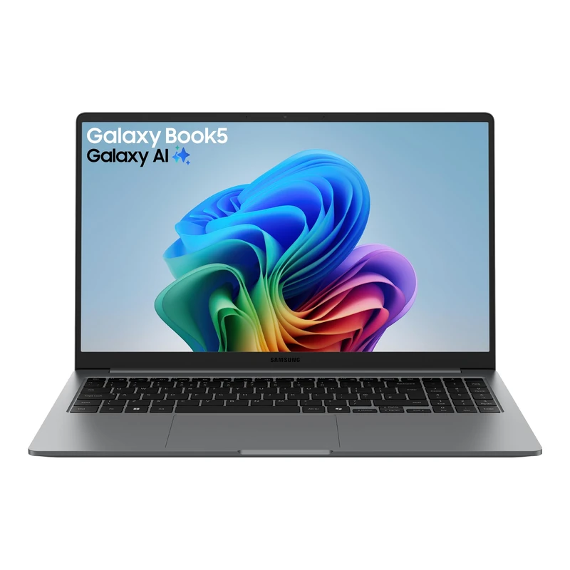 Samsung Galaxy Book5 AI Laptop, 15.6" Display, Intel Core Ultra 5 Processor, 8GB Memory, 256GB Storage, Titan Grey