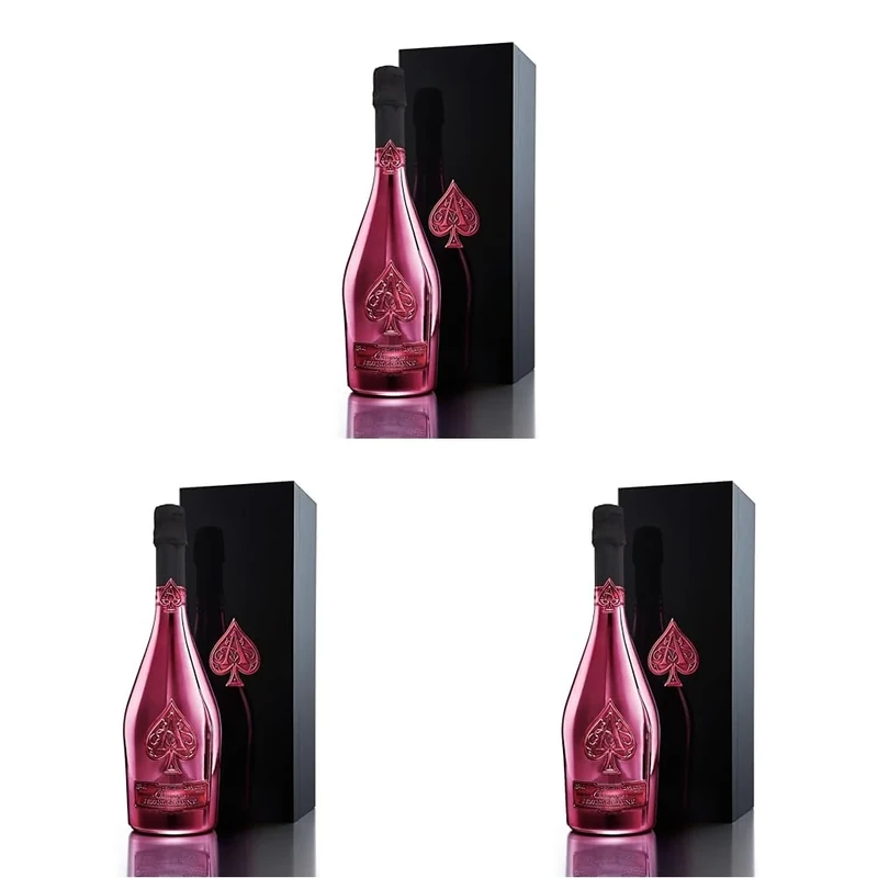 Armand De Brignac "Ace Of Spades" Rosé Champagne Gift Box, 75cl (Pack of 3)