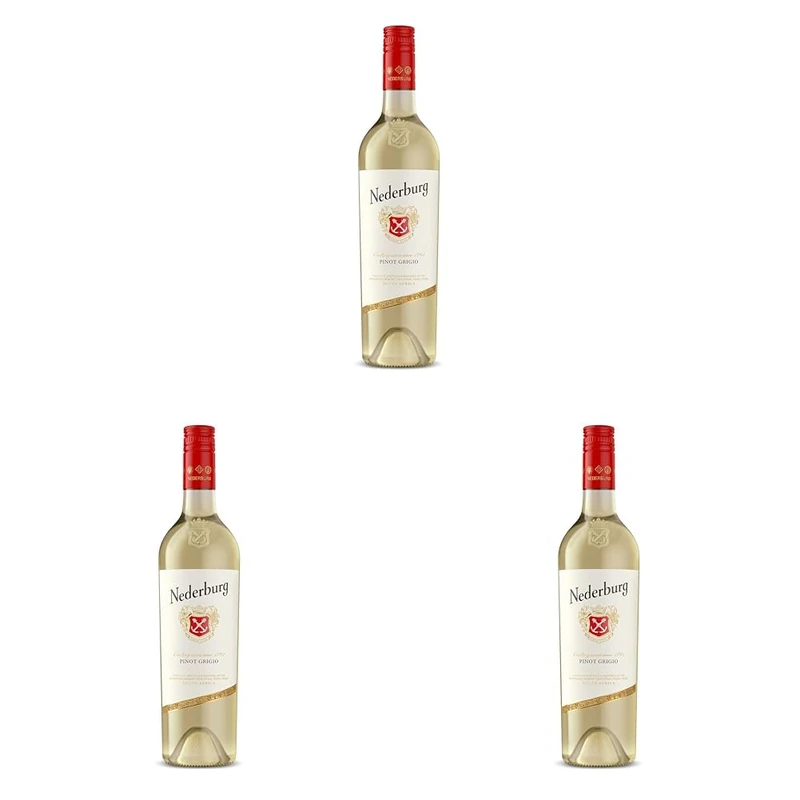 Nederburg Pinot Grigio, 75cl South African Pinot Grigio White Wine (Pack of 3) - Image 1