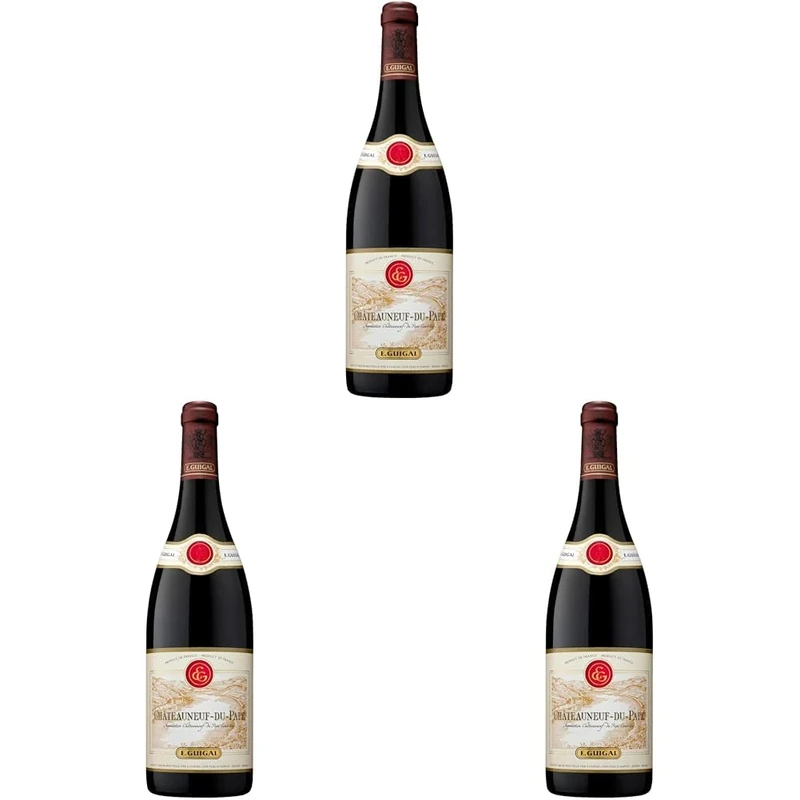 Guigal Chateauneuf Du Pape Red Wine, 75cl (Pack of 3)