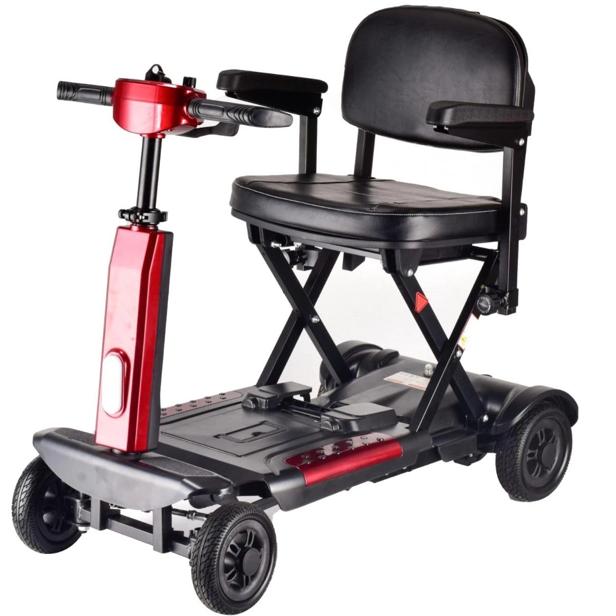 Lightweight Electric Automatically Folding Mobility Scooter with Removeable Battery