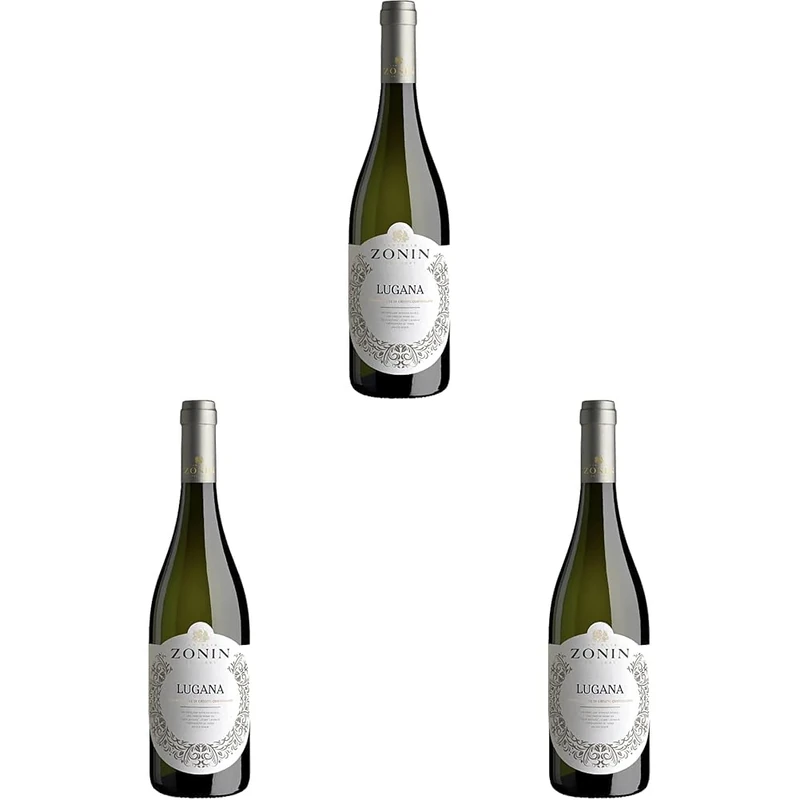 Zonin Lugana DOC - Italian Still White Wine - 100% Trebbiano di Lugana Grapes from Lake Garda, Italy - 75cl / 750ml, 12.5% ABV (Pack of 3)