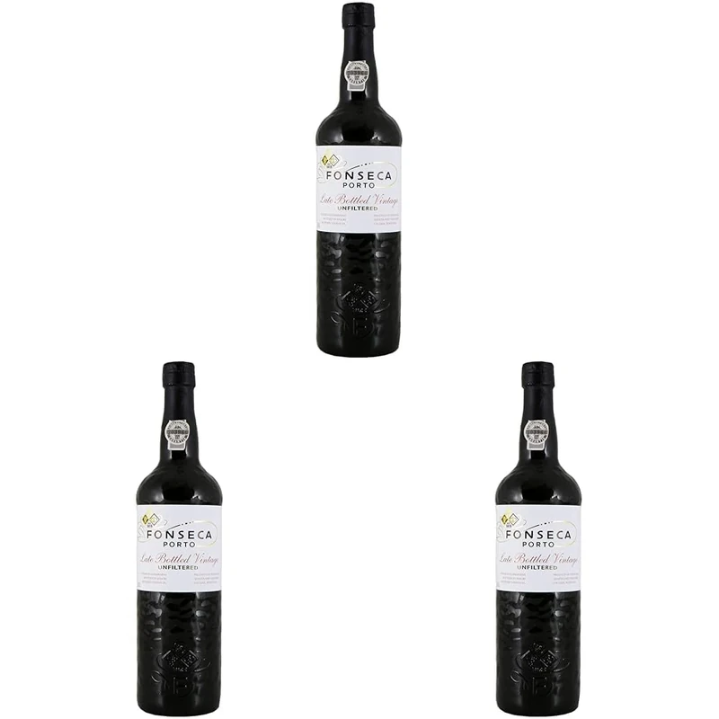 Fonseca unfiltered Late Bottled Vintage Port | 75 cl (Pack of 3)