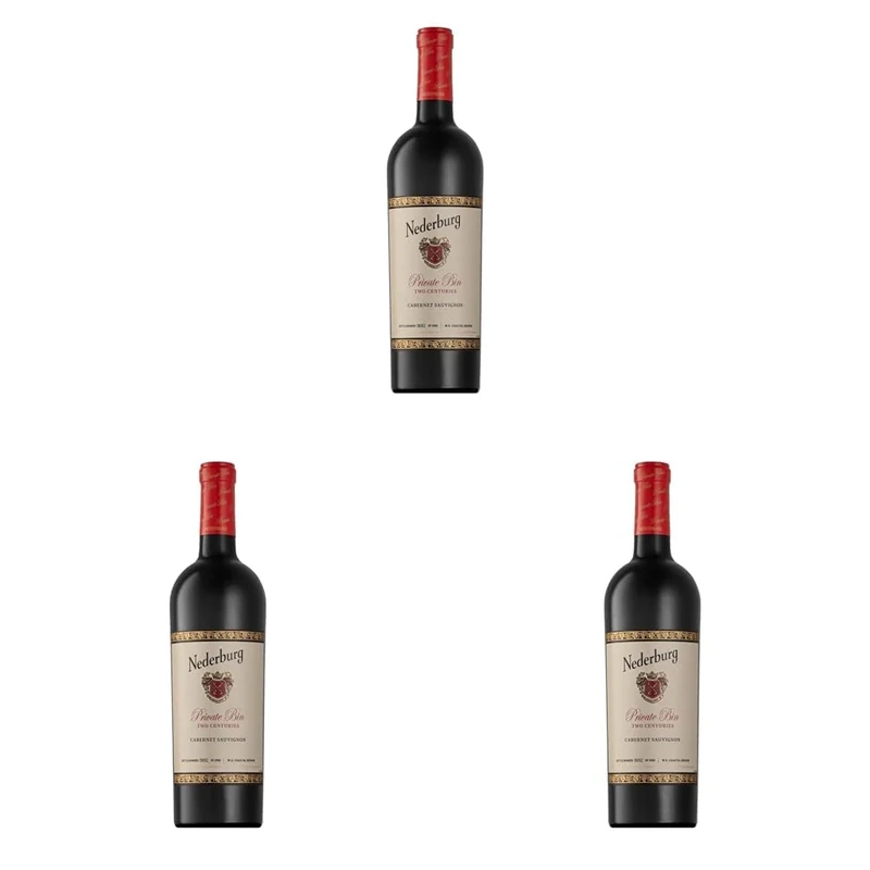 Nederburg Two Centuries Cabernet Sauvignon 75cl Cabernet Sauvignon Red Wine (Pack of 3)