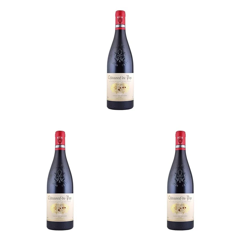 La Compagnie Rhodanienne Chateauneuf du Pape Chais du Batard Wine, 75 cl (Pack of 3)
