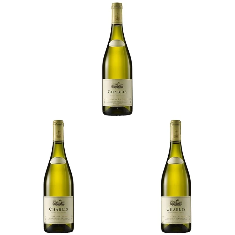 Domaine du Colombier Chablis, Chardonnay Burgundy, 75cl (Pack of 3)