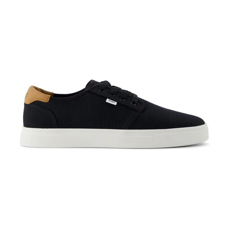 TOMS Men's Carlo 2.0 Sneaker, Black Legacy Canvas, 8.5 UK