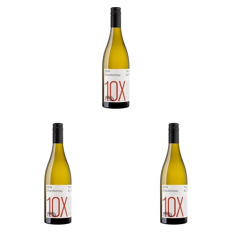 Ten Minutes by Tractor 10X Chardonnay, 75 cl (Pack of 3)