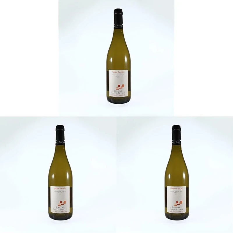 Domaine Haute Févrie Muscadet Sèvre et Maine sur Lie, Loire French White Wine, 75 cl (Pack of 3)