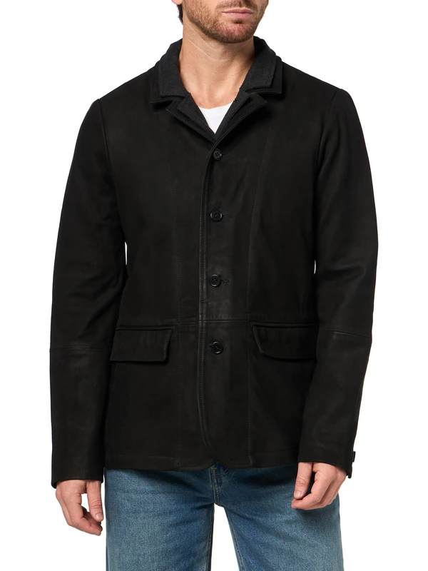 AllSaints survey lthr blazer