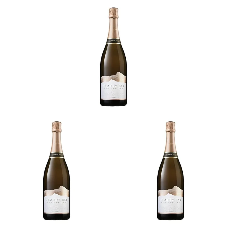 Cloudy Bay Pelorus Rosé, Marlborough New Zealand, 75 cl (Pack of 3)